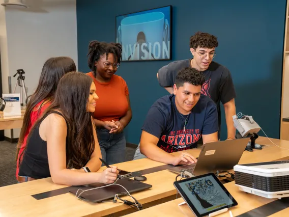 Students in Library